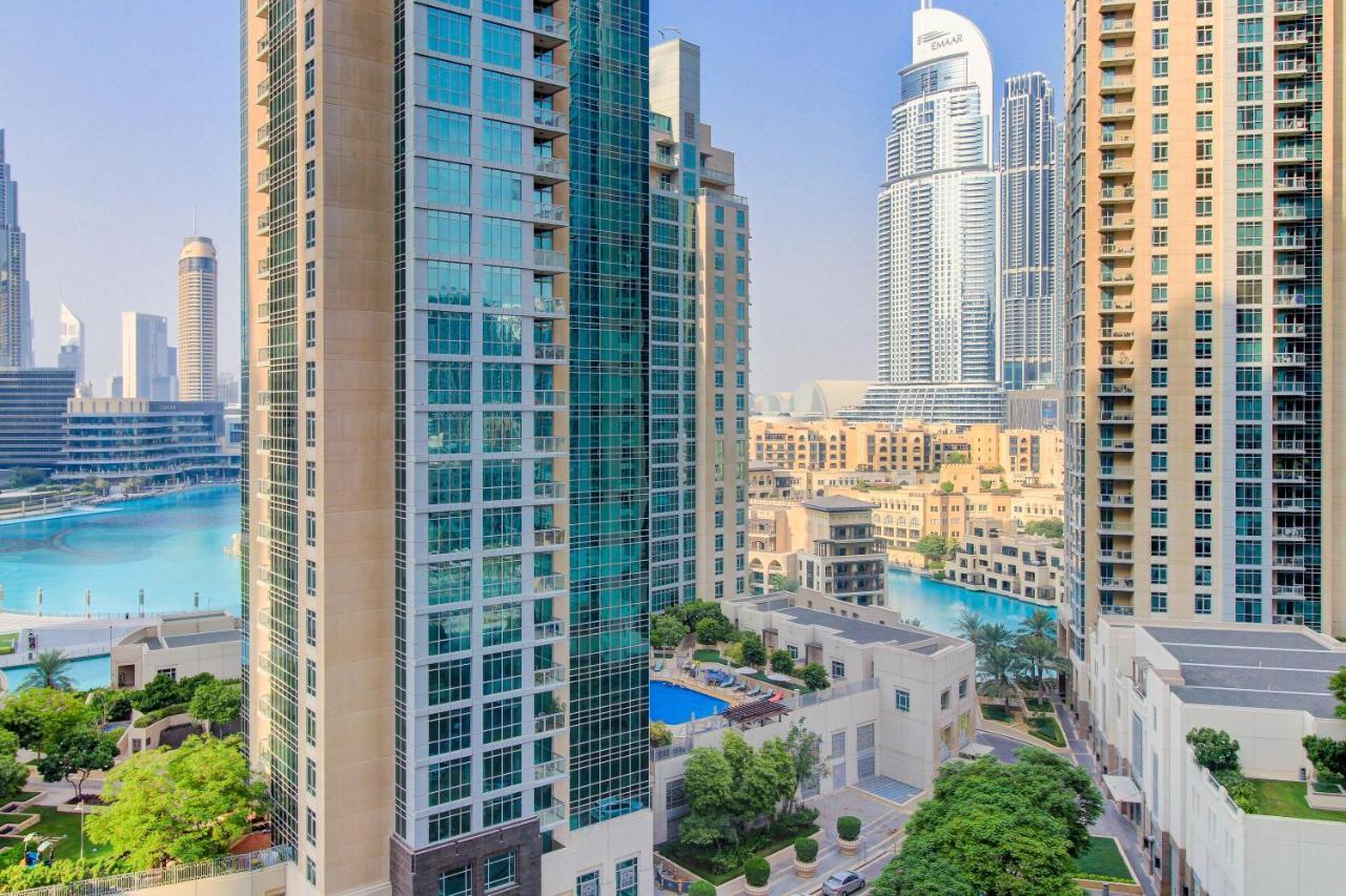 Durrani Homes - Luxurious Studio Near Dubai Mall With Pool View מראה חיצוני תמונה