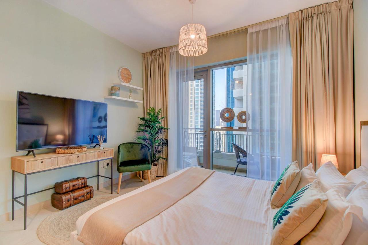 Durrani Homes - Luxurious Studio Near Dubai Mall With Pool View מראה חיצוני תמונה