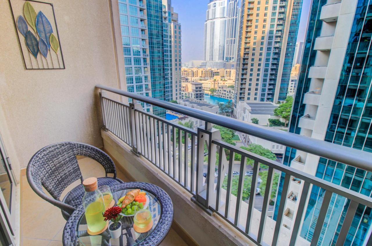 Durrani Homes - Luxurious Studio Near Dubai Mall With Pool View מראה חיצוני תמונה